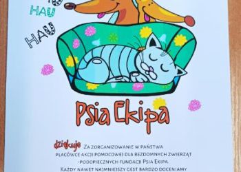 Powiększ zdjęcie: Podziękowanie za udział w prelekcji.