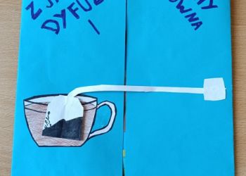 Powiększ zdjęcie: Lapbook dotyczący zjawiska dyfuzji i ruchów Browna.