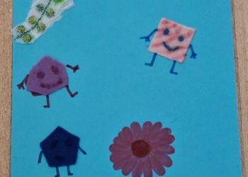 Powiększ zdjęcie: Mozaika z czworokątów i innych wielokątów.