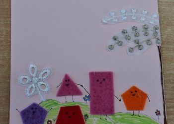 Powiększ zdjęcie: Mozaika z czworokątów i innych wielokątów.