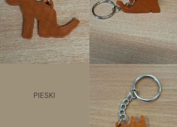 Powiększ zdjęcie: Kotki i pieski - breloczki 3D w kształcie kotków i piesków zaprojektowane i wydrukowane na drukarce 3D.