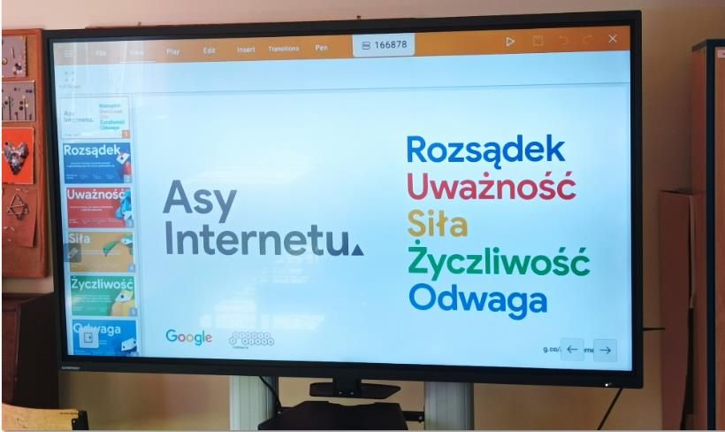 Cechy Asa Internetu - rozsądek, uważność, siła, życzliwość, odwaga.