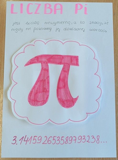 Plakat z okazji Święta Liczby Pi.
