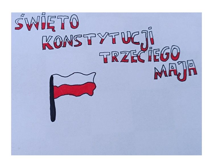 Plakat - Święto Konstytucji 3 Maja.